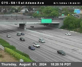 SB 15 at Adams Ave (On Ramp)