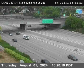 SB 15 at Adams Ave (On Ramp)