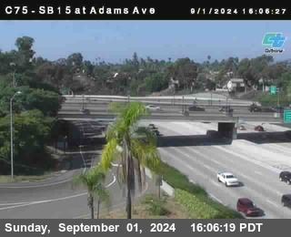 SB 15 at Adams Ave (On Ramp)