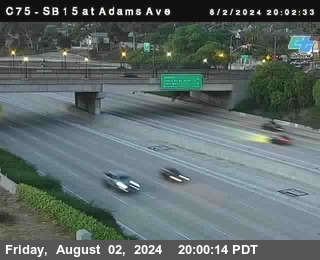 SB 15 at Adams Ave (On Ramp)