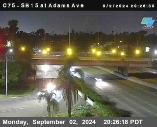 SB 15 at Adams Ave (On Ramp)