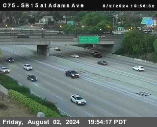 SB 15 at Adams Ave (On Ramp)