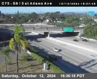 SB 15 at Adams Ave (On Ramp)