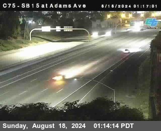 SB 15 at Adams Ave (On Ramp)