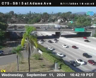 SB 15 at Adams Ave (On Ramp)