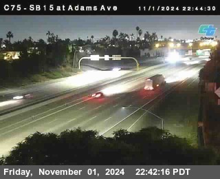 SB 15 at Adams Ave (On Ramp)