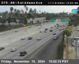 SB 15 at Adams Ave (On Ramp)