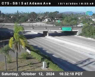 SB 15 at Adams Ave (On Ramp)