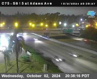 SB 15 at Adams Ave (On Ramp)