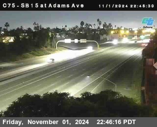 SB 15 at Adams Ave (On Ramp)