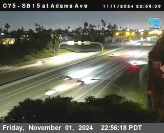 SB 15 at Adams Ave (On Ramp)