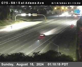 SB 15 at Adams Ave (On Ramp)