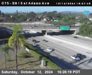 SB 15 at Adams Ave (On Ramp)