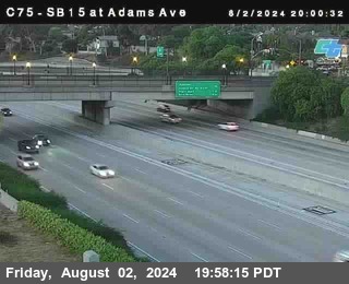 SB 15 at Adams Ave (On Ramp)