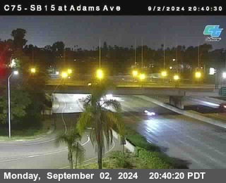 SB 15 at Adams Ave (On Ramp)