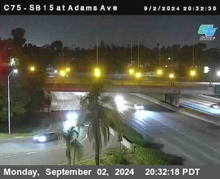 SB 15 at Adams Ave (On Ramp)