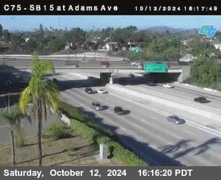 SB 15 at Adams Ave (On Ramp)