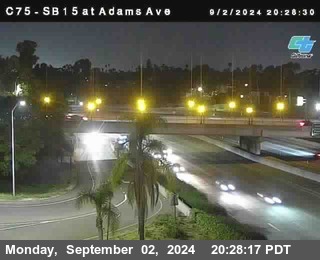 SB 15 at Adams Ave (On Ramp)