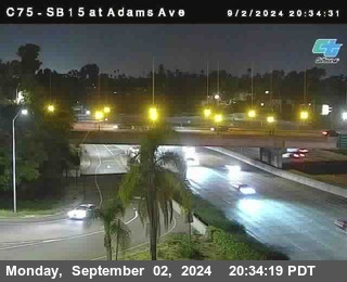 SB 15 at Adams Ave (On Ramp)