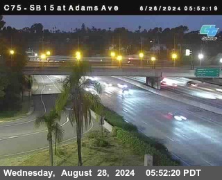 SB 15 at Adams Ave (On Ramp)