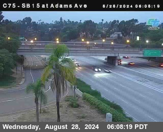 SB 15 at Adams Ave (On Ramp)