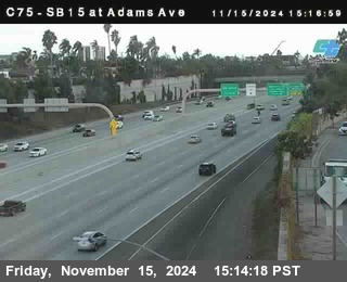 SB 15 at Adams Ave (On Ramp)