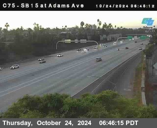 SB 15 at Adams Ave (On Ramp)