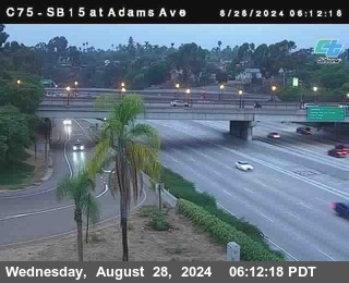 SB 15 at Adams Ave (On Ramp)