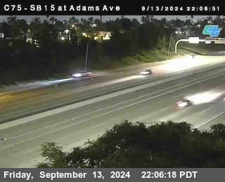 SB 15 at Adams Ave (On Ramp)