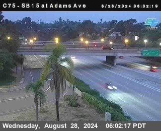 SB 15 at Adams Ave (On Ramp)