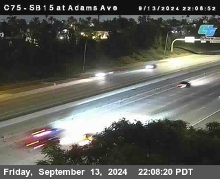 SB 15 at Adams Ave (On Ramp)