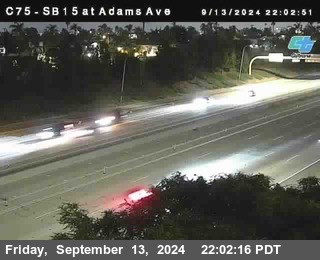 SB 15 at Adams Ave (On Ramp)