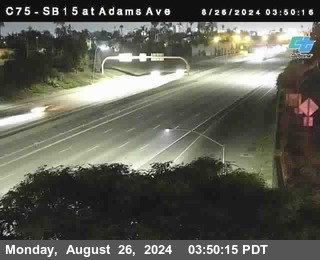 SB 15 at Adams Ave (On Ramp)