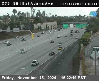 SB 15 at Adams Ave (On Ramp)