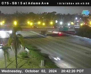 SB 15 at Adams Ave (On Ramp)