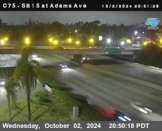 SB 15 at Adams Ave (On Ramp)