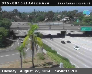 SB 15 at Adams Ave (On Ramp)