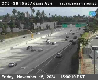 SB 15 at Adams Ave (On Ramp)