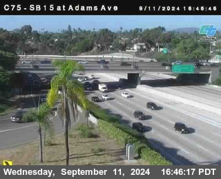 SB 15 at Adams Ave (On Ramp)