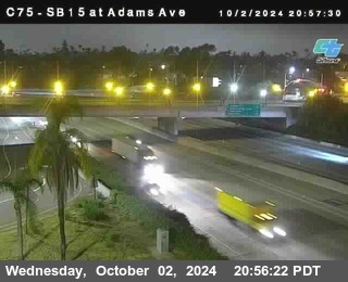 SB 15 at Adams Ave (On Ramp)