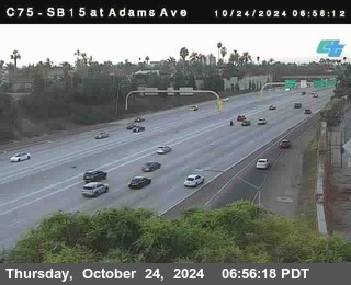 SB 15 at Adams Ave (On Ramp)