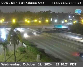 SB 15 at Adams Ave (On Ramp)