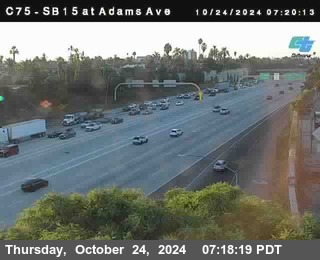 SB 15 at Adams Ave (On Ramp)