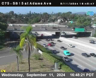 SB 15 at Adams Ave (On Ramp)