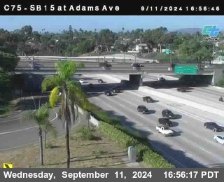 SB 15 at Adams Ave (On Ramp)