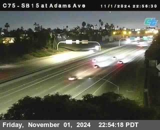 SB 15 at Adams Ave (On Ramp)