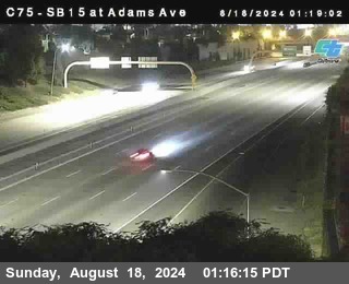 SB 15 at Adams Ave (On Ramp)