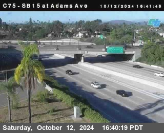 SB 15 at Adams Ave (On Ramp)