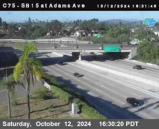 SB 15 at Adams Ave (On Ramp)