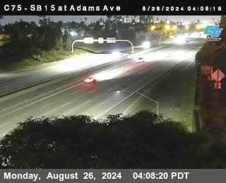 SB 15 at Adams Ave (On Ramp)